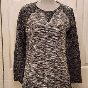 Calvin Klein Performance Collection Gray and Black Knit Sweater SzM
